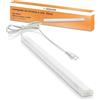 SEBSON LED Sottopensile 50cm con Interruttore e Prese, Bianco Neutro 4.000K | Luce Cucina 8W, 700 Lumen, 230V, IP20 - 24x13x500mm