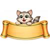 Il Catoju del Vinile Targa Personalizzata con Nome in MDF - Gatto Cartoon- Targhetta Decorativa per Cameretta Bambino e Neonato - Regalo Nascita, Battesimo, Compleanno (Gatto)