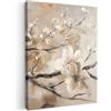 MuchoWow© Quadri Moderni Camera Da Letto Foto Quadro Con Cornice | 60x80 cm - Decorazioni Parete Soggiorno Stampa Su Tela Moderna Casa Salotto Poster Fiori - Natura - Bianco - Fiore - Astratto