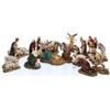 Moranduzzo Set 14 Personaggi per Presepe da Cm 9 - Scala 1:22 - STANDARD 9 - Statuine Indistruttibili, Dipinte a Mano, Prodotto Ufficiale, Made in Italy, Scultore M. Landi