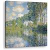 Artenor Quadro Monet Claude Pioppi sull'Epte, 60 x 60 cm - Made in Italy, Quadri Moderni Soggiorno, Camera da Letto, Cucina, Poster da Parete, Decorazioni Casa, Stampe Quadro su Tela Grandi Dimensioni