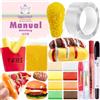 FUNSHOWCASE Nano Tape Squishy Kit FAI DA TE Fast Food