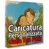 ConKrea - Caricatura dalla Tua Foto Personalizzata | 50x50cm | Stile Cartone Anime Manga Giapponese | Quadro su Tela Canvas | Idea Regalo Divertente per Famiglie e Coppie