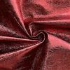 XHT Tessuto in ecopelle lucida screpolata 90 x 135 cm, tessuto morbido, ecopelle al metro, per scarpe, borse, cinture, artigianato fai da te-Vino rosso