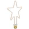 TOPINCN Nuove Lampadine a LED a Forma di Stella, Lampadina Decorativa a LED E27/2700K 8W Lampada a Stella a 5 Punte per Festival Indoor 220‑240V