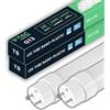 V-TAC 2x Tubo LED 150 cm - T8 G13-20 W - 2100 lumen - Chip Samsung - Tubi LED per Soffitto, Parete, Garage, Tenda - Tubo LED forma T8 - Sostituzione neon - Luce 3000 K Bianco caldo