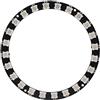 Tyenaza Anello a LED, 24 bit WS2812 5050, luce ad anello LED RGB con driver integrati