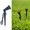 B·LED BARCELONA LED BARCELONA LED Faretto Da Giardino Con Picchetto Per Lampadina GU10 IP65 | Plastica resistente, 280 x 115 x 79 mm, testa orientabile, installazione nel terreno, uso esterno, 110-240V AC, massimo 50W