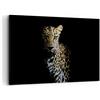 ARTTOR Quadri Moderni su Tela 120x80 cm Stampe da Parete Africa Animali - 4585 | Buio Leopardo Pantera Quadro Decorativo XXL 1 pezzo Soggiorno Camera da Letto Arte da Parete Decorazione da Parete ARTTOR