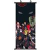 ZPPLD Naruto Rollbild, Anime Grande, Akatsuki Poster, Videogiochi, Decorazione Da Parete in Tessuto, 70 x 30 cm
