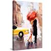 Startonight Quadro su Tela L'Amore è nell'aria Ombrello Rosso - Quadri Moderni Astratti - Stampe Camere da Letto Stampe Incorniciate 60x90 cm, Decorazione Parete, Idea Regalo Elegante Luminoso