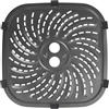 Momfin Griglia di ricambio per friggitrice ad aria PowerXL per friggitrice ad aria Vortex Pro Plus struttura in acciaio al carbonio, parti di ricambio (24 x 24 cm)
