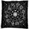 INDIAN CONSIGNERS Zodiaco Astrologia Sole-segno Tovaglia d'altare Stregoneria Stregoneria Tovaglia Alter Sacra Copritavolo Spirituale Sillabare Strega Diffusione dei Tarocchi18