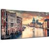 GP TONER Quadro su tela Architettura Venezia Cielo 120X60 Italia Tramonto