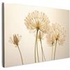 MuchoWow© Quadro Moderno Soggiorno Decorazioni Da Parete Quadri Su Tela Da | 90x60 cm - Salotto Grandi Foto Con Cornice Stampe Su Tela Camera Da LettoSole - Dente di leone - Fiore - Bianco