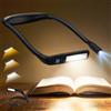 AOOTE Collo Lampada da Lettura Ricaricabile con 3 Colori e Regolabile | Luce per Lettura Libri a Letto Collo Ricaricabile con Tempo,Oscuramento Continuo,Ricaricabile per E Reader,Studio,Letto,Viagg