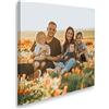 Panorama Quadro Personalizzato con Foto - 50x50 cm - Foto su Tela Personalizzata - Idea Regalo Compleanno Anniversario - Telaio in Legno Incluso - Decorazioni da Parete