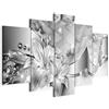 murando - Quadri Moderni per Soggiorno, Fiori, 200x100 cm | Chiodi Inclusi, 5 Pezzi, Quadro Moderno, Murale Arte, Stampe da Parete, Resistenti Allo Sbiadimento, Produzione Europea