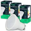 V-TAC 3x Lampadine LED GU10 - Alta Luminosità 10W (Equivalenti a 70W) - 1000 Lumen- Faretto Led GU10 per Massima Efficienza e Risparmio Energetico - 3000K Luce Calda
