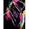 KUSTOM ART Poster Decorativo da Parete Serie Cantanti Celebri Jackson Stile Wedha's Pop Art Stampa Artistica Vintage su Carta Patinata 40x30cm Senza Cornice