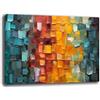 Printerland Quadro Moderno Soggiorno Astratto Industrial Quadri moderni da Parete XXL grande Stampa su tela Canvas Decorazione Murale muro Arredo Camera da letto Cucina (14, 70x100 cm)