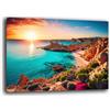 Printerland Quadro Moderno soggiorno MARE PAESAGGIO Sardegna Quadri moderni da Parete XXL grande Stampa su tela Canvas Decorazione Murale muro Arredo Camera da letto Cucina (20x30 cm, Sardegna 2)