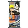 ZPPLD Naruto Poster a Scorrimento, Uchiha Sasuke, Anime Grande, Manga per Decorazione da Parete, 70x30 cm