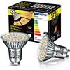 EACLL Lampadine LED GU10 10W 3 livelli Dimmerabile, Pacco da 2, Equivalenti a 110W Alogena, 850lm Bianco Caldo 2700K, Faretti 120° senza Sfarfallio, AC 230V Spot, 3 Luminosità con Funzione di Memoria