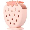 PRETYZOOM Cestino Scolaposate da Appendere in Plastico Rosa, Organizzatore Cucina | Areazione Uniforme, Uso Parete o Appoggio, per Posate e Utensili, Mantiene Piano Ordinato