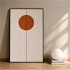 ComfortHome® Kairos Collection - Quadro Astratto Moderno per Arredo Design Contemporaneo - Carta 250 g/m² Satinata - Poster A2 42 x 59,4 cm Senza cornice