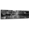 GP TONER Quadro su tela Architettura Chicago bianco e nero 150X50 cm