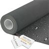 DreamRoots Tessuto Impermeabile al Metro Effetto Lino, Stony beach, 1 m | Stoffa impermeabile per esterno, tessuto al metro per divani, 160 cm, 220 g/m² 600D, cuscini, idrorepellente, look lino
