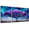 MHARTK66 Quadri Moderni Stampe da Parete Naturale Paesaggio 30x40 cm | tema aurora, stampa hd, facile da appendere, posa facile e rapida, utilizzabile in diversi spazi, adatto anche come regalo