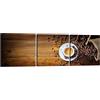 Generico Tazzina di Caffè con Chicchi su Sfondo in Legno - 3 Quadri 30x30 cm - Quadro su tela con telaio in legno, Decorazioni Camera da letto, Bagno, Cucina, Ufficio, Sala da pranzo, Bar