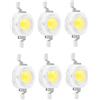 Pilipane 100 pezzi LED Chip ad alta potenza,1W Super Bright Intensity, a diodi emettitori di luce SMD per apparecchi di illuminazione fai-da-te, componenti per lampadine a LED(Wit/6000~6500K)