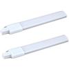 Wedhapy LED PL Light 12w Alluminio Plug in 2 Pin G23 Lampada Tubo AC 85-265v 6000k Bianco Freddo 2PCS G23 LED Tubo Fluorescente