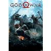 empireposter God of War - Playstation - Poster videogioco con stampa - dimensioni 61 x 91,5 cm + 2 listelli in plastica 62 cm, colore: Nero