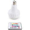 ZenithAur Bluetooth Speaker Light Bulb E27 12W LED LED Musica wireless RADAGGIO LAMPAGGIO con telecomando per soggiorno