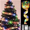 Meleager Nastro luci albero di Natale, 10 m 100 LED luminosi, colore ghirlanda, catena per decorazioni di alberi, matrimoni, feste