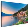 MuchoWow© Quadro Su Tela Grandi Dimensioni Quadri Moderni Soggiorno Stampa | 120x80 cm - Di Foto Decorazione Camera Letto Da Parete Con Cornice Dipinti Cucina AstrattiLago - Mare - Costa