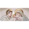 Lupia - Quadro Moderno Sacra Famiglia su tela poliestere con brillantini Glitter, Natività BRILLANT 45x100 cm THE KISS CERAMIC, Adatto come capezzale Camera da Letto o per Soggiorno