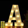HONPHIER® Lettere Luminose Alfabeto Luminoso Lampada LED Lettera Luci Lettera Deco Operatore a Batterie per Ricevimenti Partito Matrimonio Casa Bar Decorazione (A)