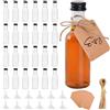 V·Colokishi 24 Bottiglie di Liquore da Riempire, 50 ml, Plastica, Vuote per Liquori, Zenzero, Natale, Matrimoni