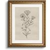 HUARCEY Quadro in tela con cornice dorata, piccolo vintage, decorazione da parete minimalista per soggiorno, camera da letto, bagno, cucina, fattoria, 33 x