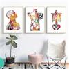 KXHHYB Set di 3 poster anatomici da parete con cuore, cervello, anatomia umana, ospedale, clinica, arte da parete, medica, senza cornice (B, 30x40cm*3)