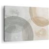 ARTTOR Moderno Quadro su Tela 70x50 cm Stampe da Parete Astratto Pastello - 4842 | Acquerello Ruote Quadro Decorativo Piccolo 1 pezzo Soggiorno Camera da Letto Arte da Parete Decorazione da Parete ARTTOR