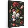 MuchoWow© Quadri Moderni Soggiorno Poster Da Parete Decorazioni Muro | 80x120 cm - Salotto Quadro Grande Foto Con Cornice Stampe Camera Da LettoFiori - Bouquet - Jan Davidsz. de Heem - Natura