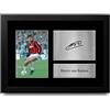 HWC Trading FR A4 Marco van Basten A C Milan Regali Stampati Autografo Firmato Foto Per Gli Appassionati Di Calcio E Sostenitori - A4 Framed