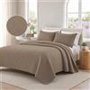 CYCMACO Copriletto Trapuntato Sottile, 180x260cm, Copriletto Leggero Primavera-Estate, Fresca Coperta Matrimoniale, Doppio Latocopertura Letto Coperta Per Letto E Divano, Caffè Chiaro