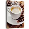 ARTTOR Moderno Quadro su Tela 50x70 cm Verticale Cucina - 2546 | Caffè Tazza Espresso Quadro Decorativo Piccolo Soggiorno Camera da Letto Decorazione da Parete Arte da Parete ARTTOR